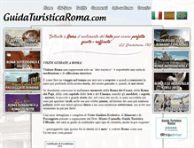 Tablet Screenshot of guidaturisticaroma.com